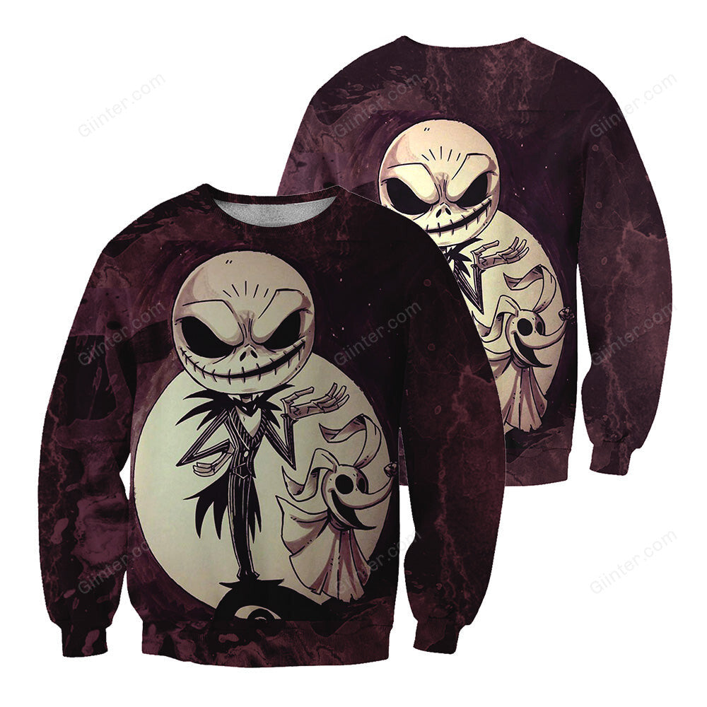 Jack Skellington Hoodie 3D All Over Printed Shirts For Men And Women 505