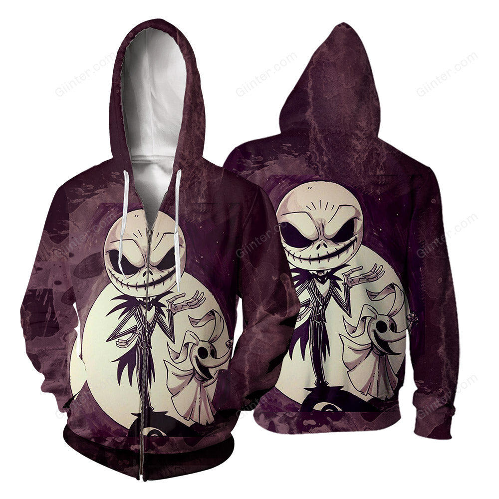 Jack Skellington Hoodie 3D All Over Printed Shirts For Men And Women 505