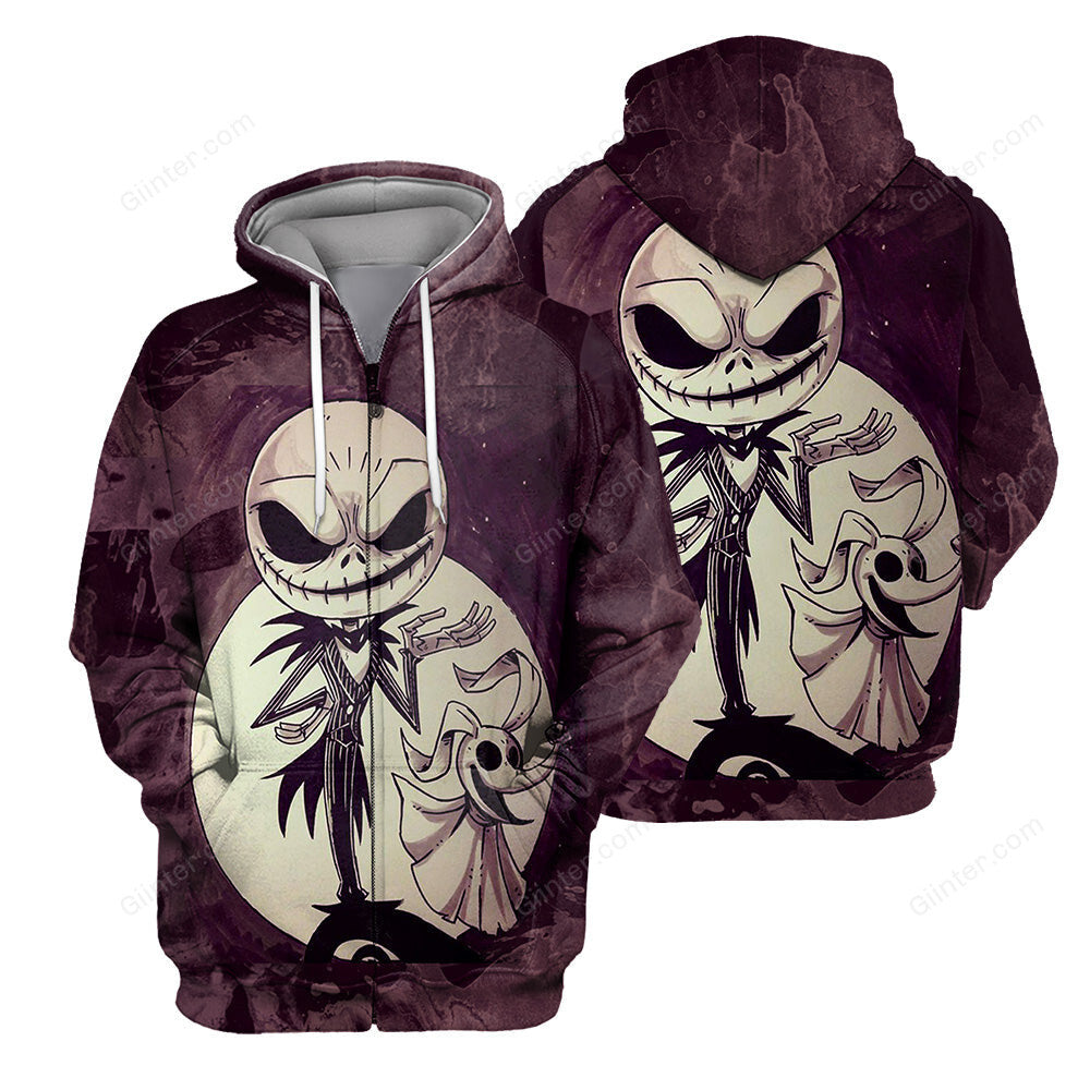 Jack Skellington Hoodie 3D All Over Printed Shirts For Men And Women 505