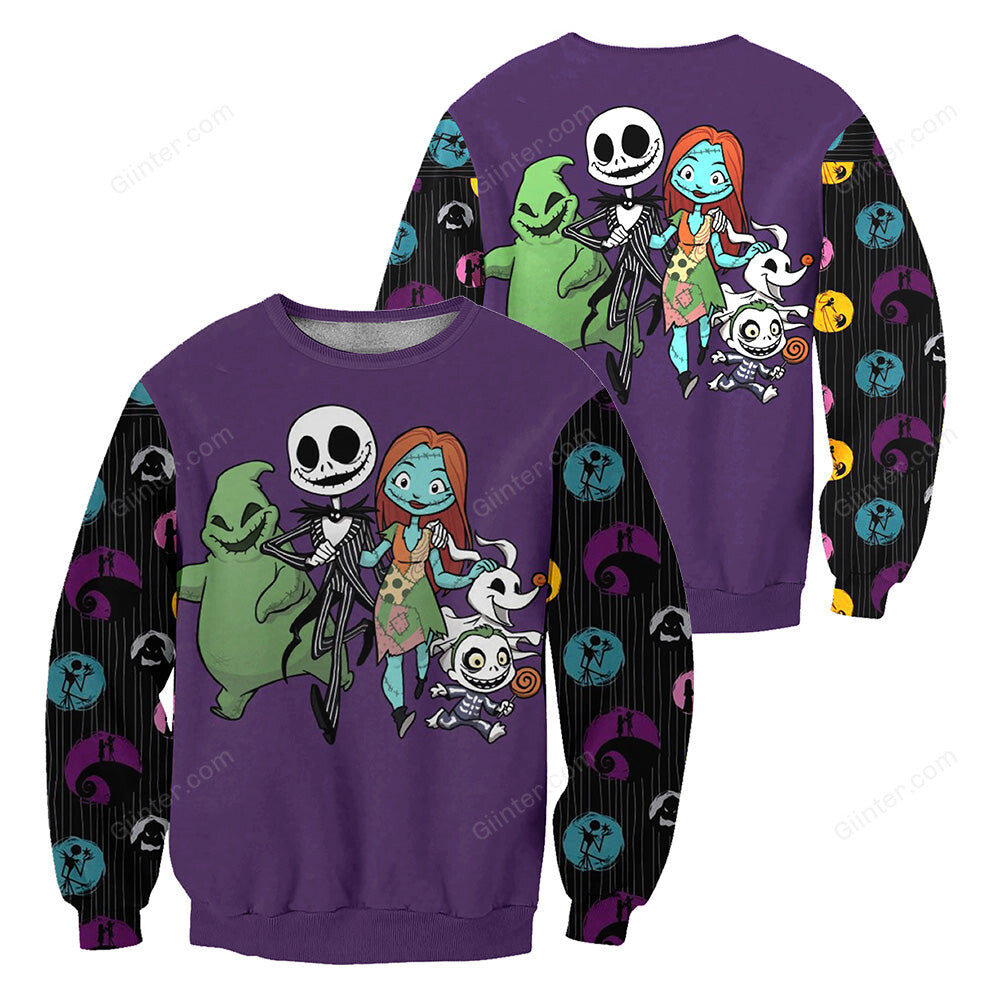 Jack Skellington Hoodie 3D All Over Printed Shirts For Men And Women 509