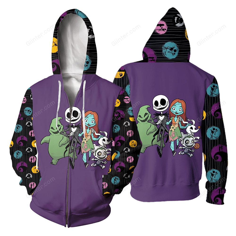 Jack Skellington Hoodie 3D All Over Printed Shirts For Men And Women 509
