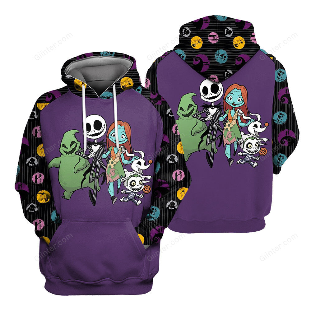 Jack Skellington Hoodie 3D All Over Printed Shirts For Men And Women 509