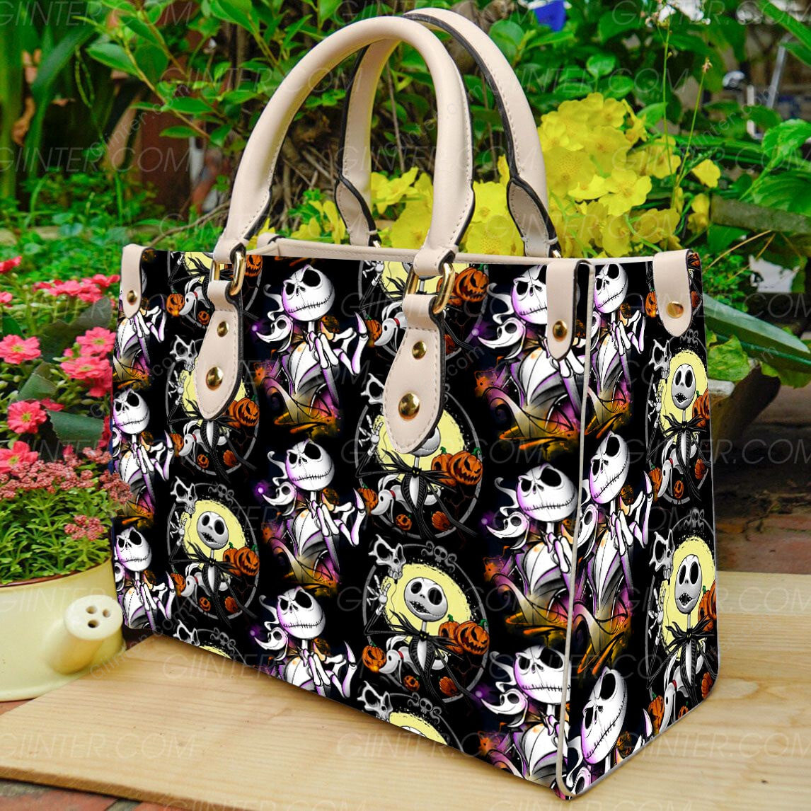Jack Skellington Leather Bag GINNBC904308