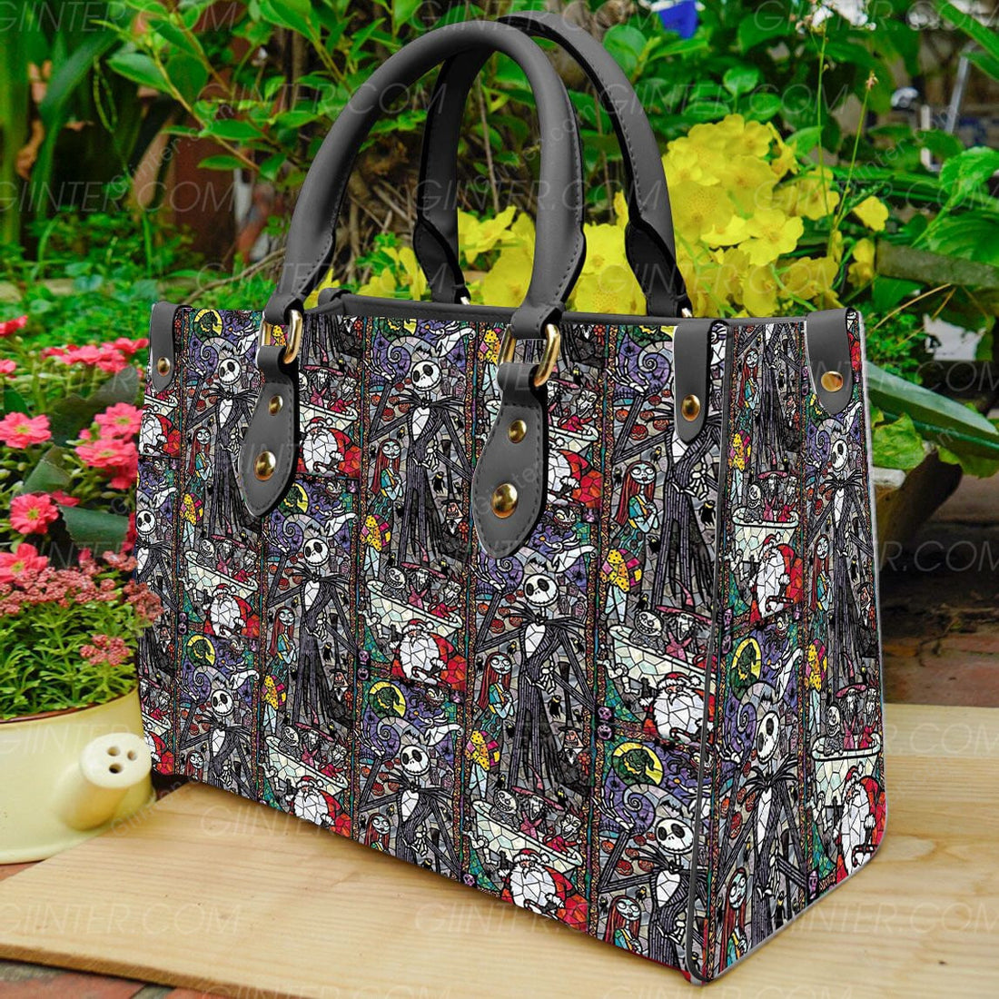 Jack Skellington Leather Bag GINNBC905194