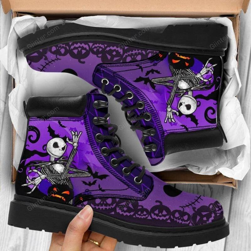 Jack Skellington Leather Boots