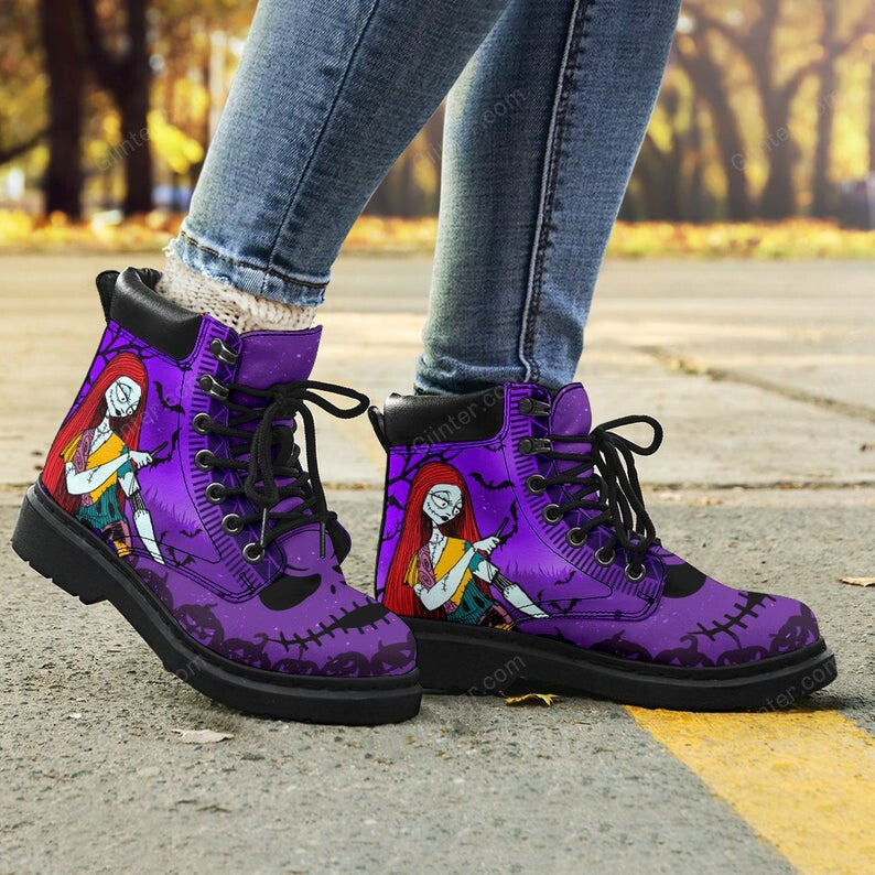 Jack Skellington Leather Boots