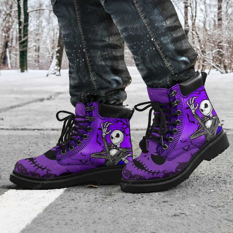 Jack Skellington Leather Boots