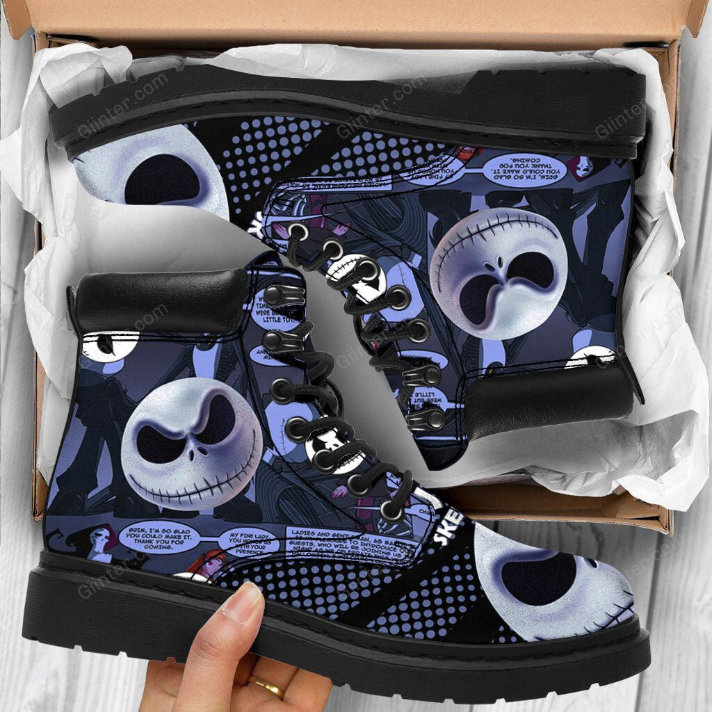 Jack Skellington Leather Boots