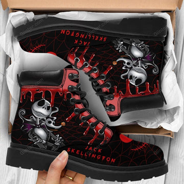 Jack Skellington Leather Boots