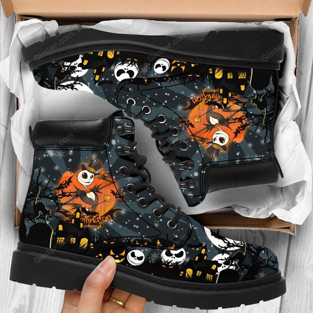 jack skellington leather boots