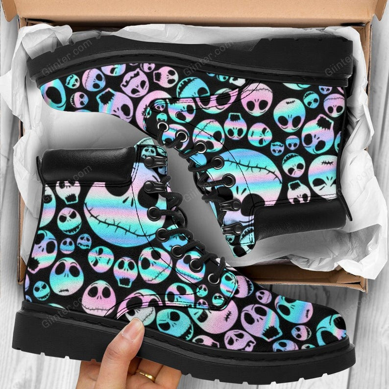 jack skellington leather boots