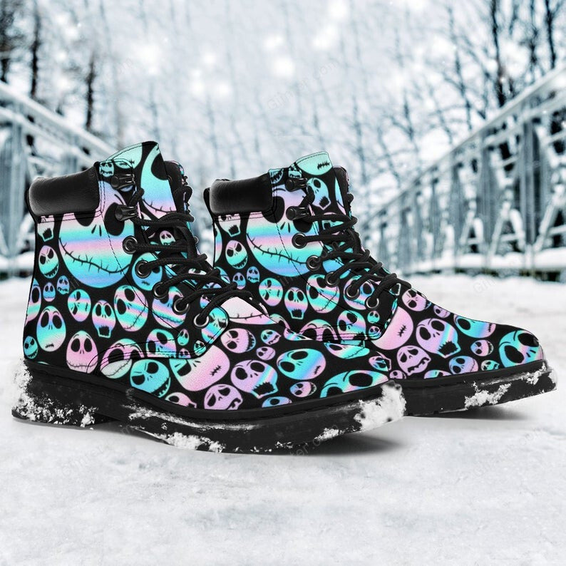 Jack Skellington Leather Boots 587