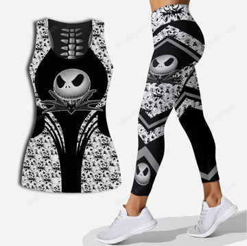 Jack Skellington Painted Women Tank Top & Legging GINNBC88570