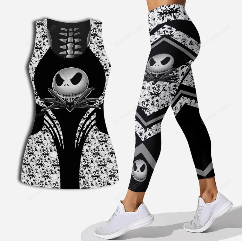 Jack Skellington Painted Women Tank Top & Legging GINNBC88570