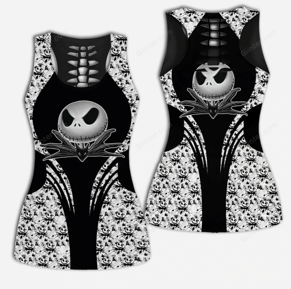 Jack Skellington Painted Women Tank Top & Legging GINNBC88570