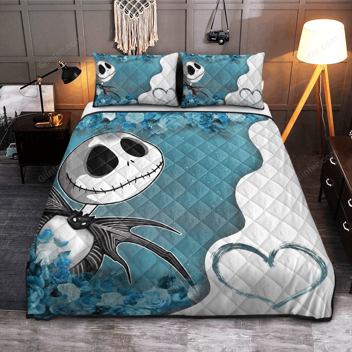 jack skellington bedding set