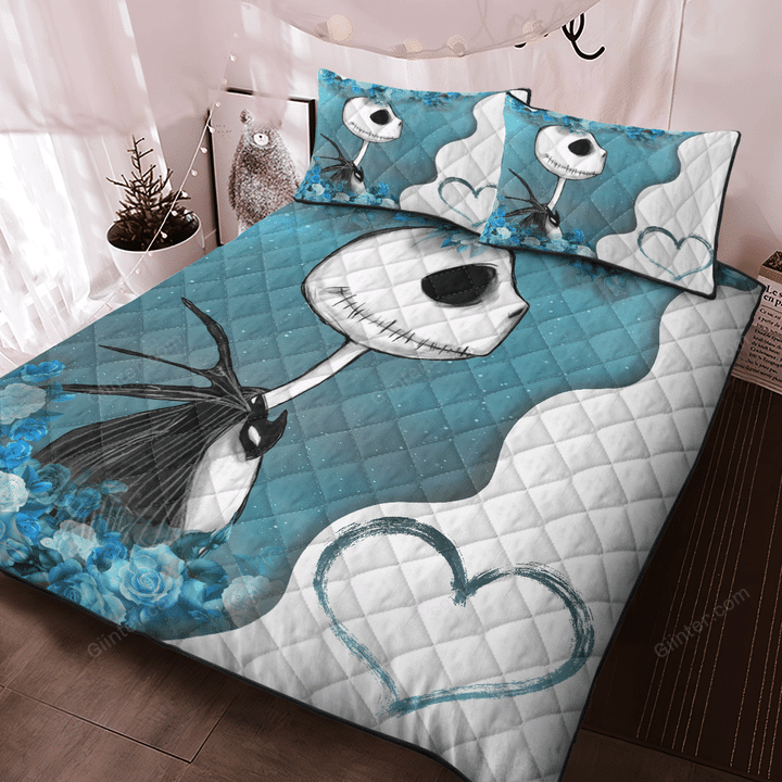 Jack Skellington Quilt Bedding Set 609