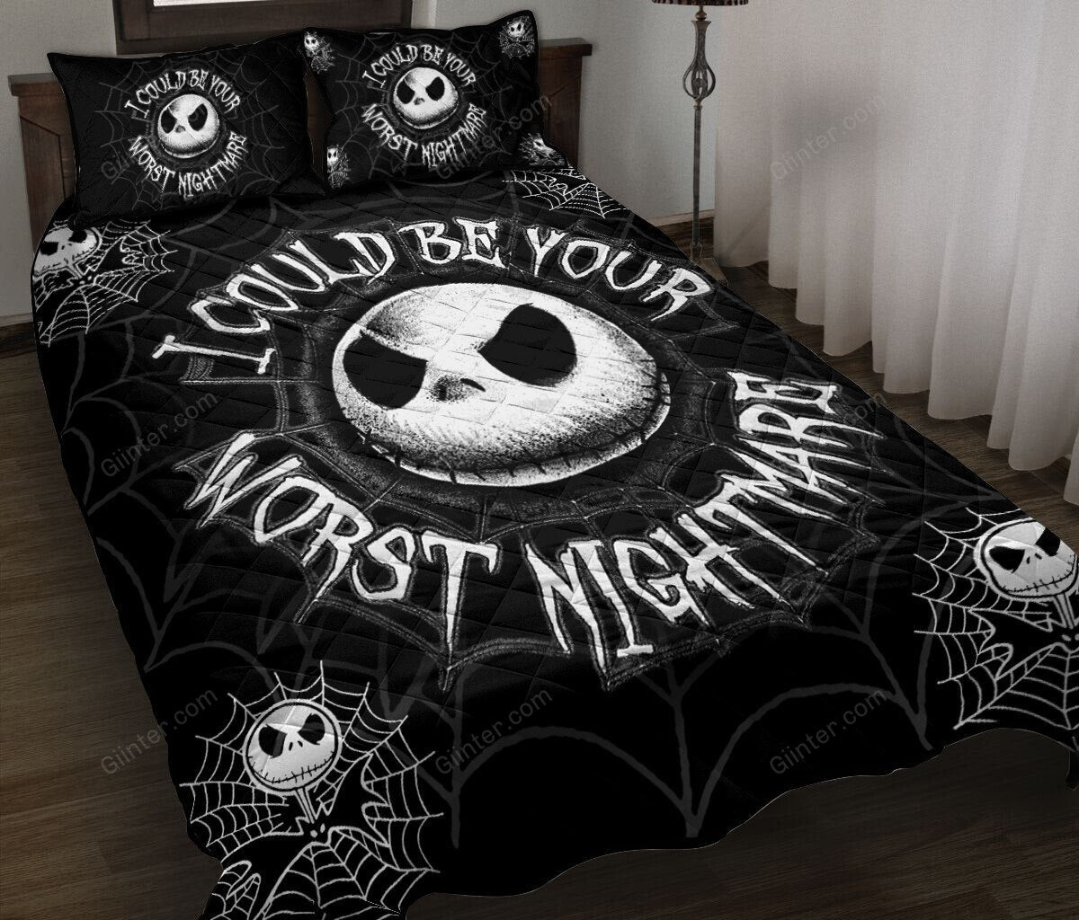 jack skellington bedding set