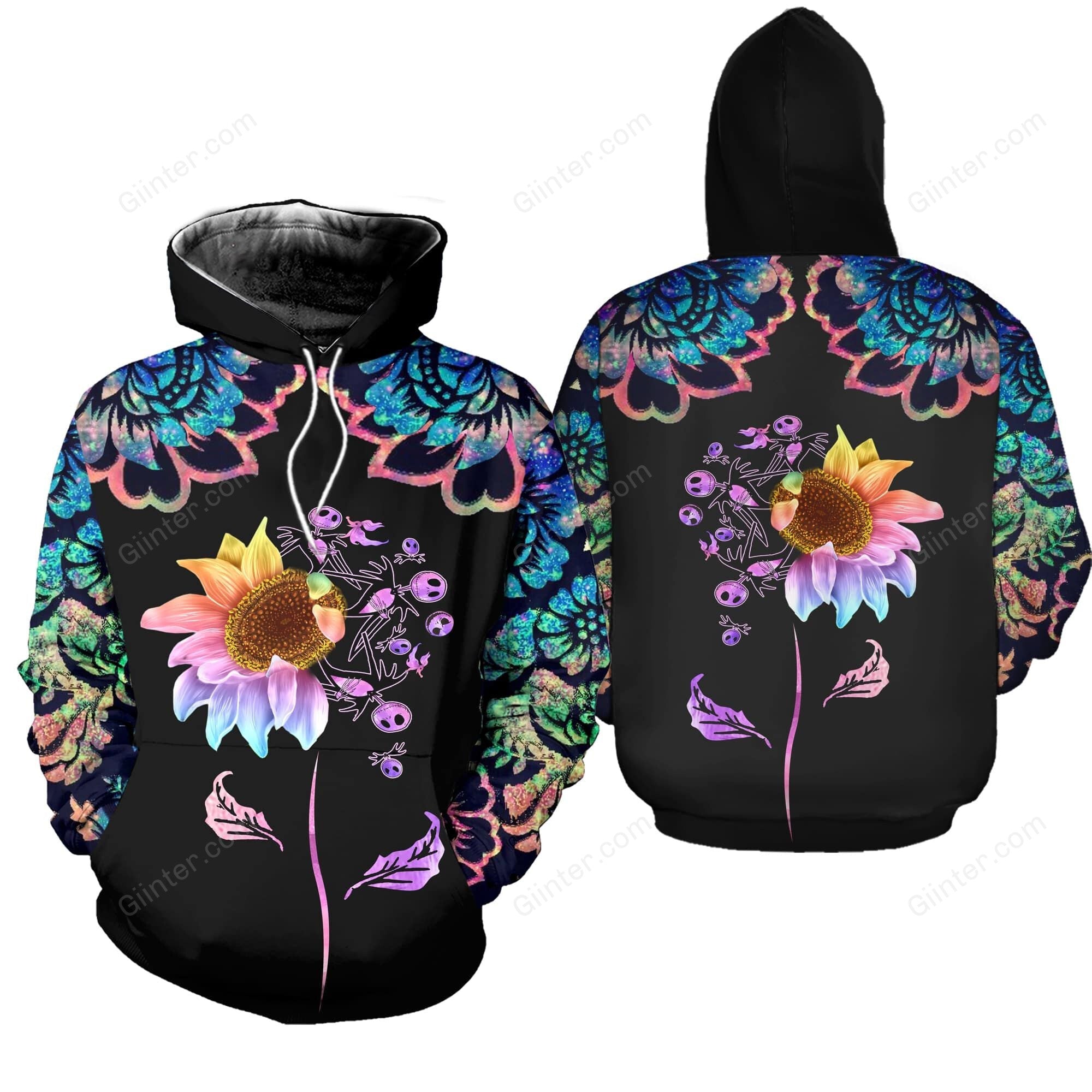 Jack Skellington Sunflower Combo Hoodie & Legging 583
