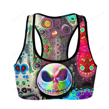 Jack Skellington Women Sport Bra