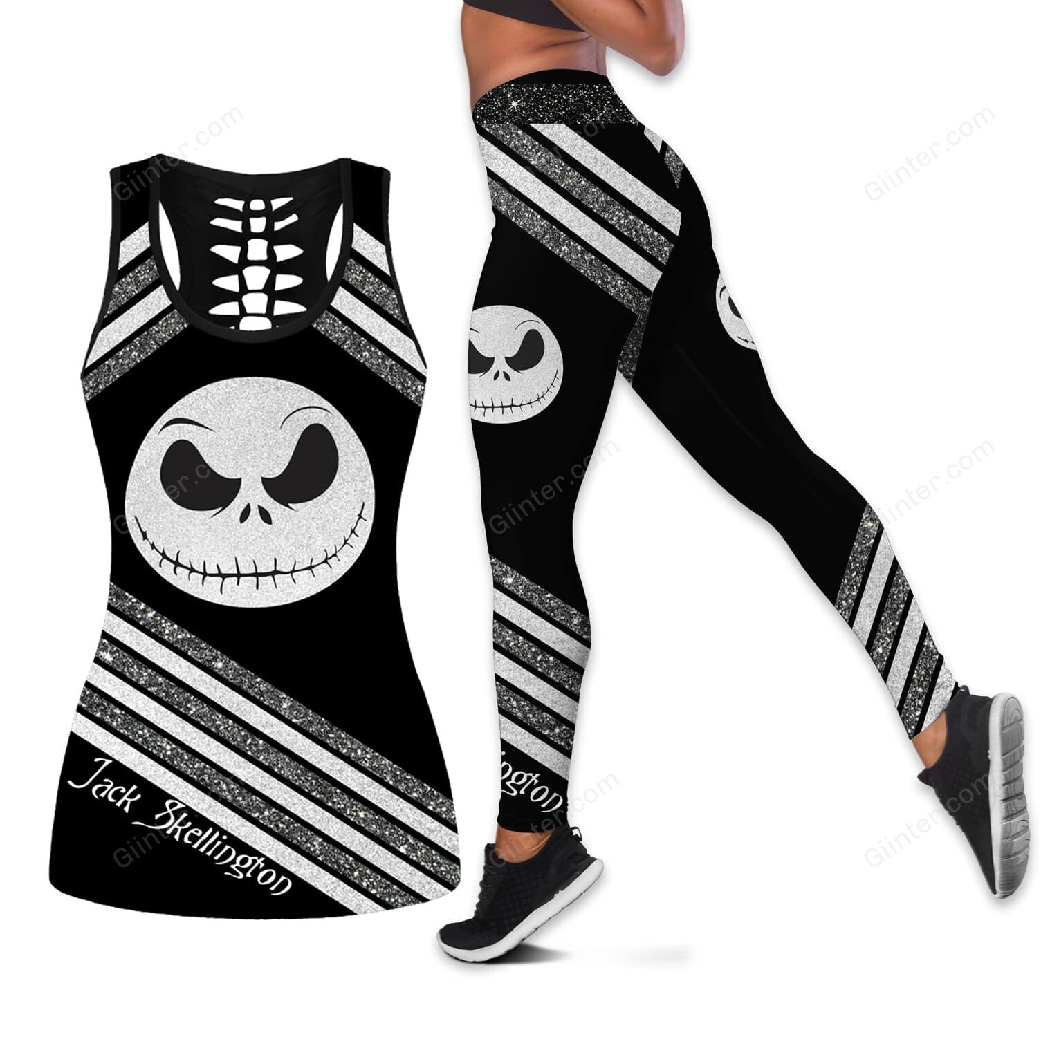 jack skellington tank top legging