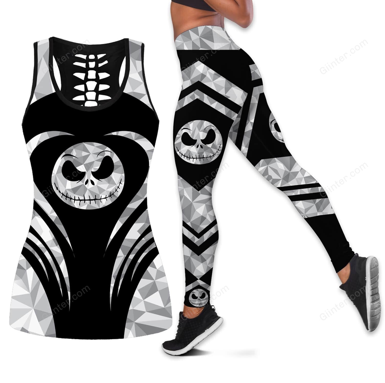 jack skellington tank top legging