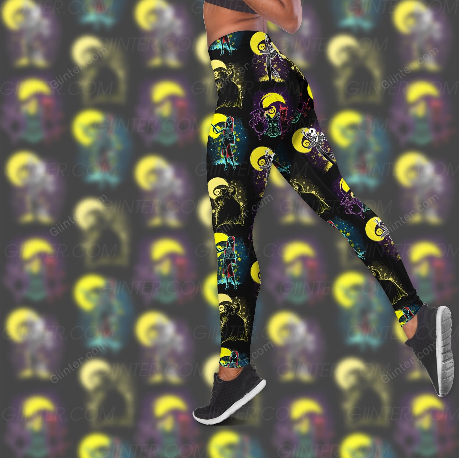 Jack Skellington Women Tank Top & Legging GINNBC91215
