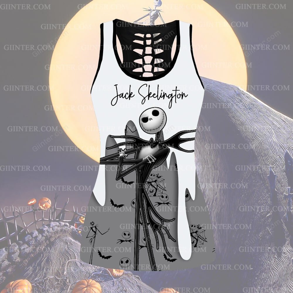 Jack Skellington Women Tank Top & Legging GINNBC94639