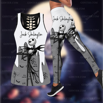 Jack Skellington Women Tank Top & Legging GINNBC94639