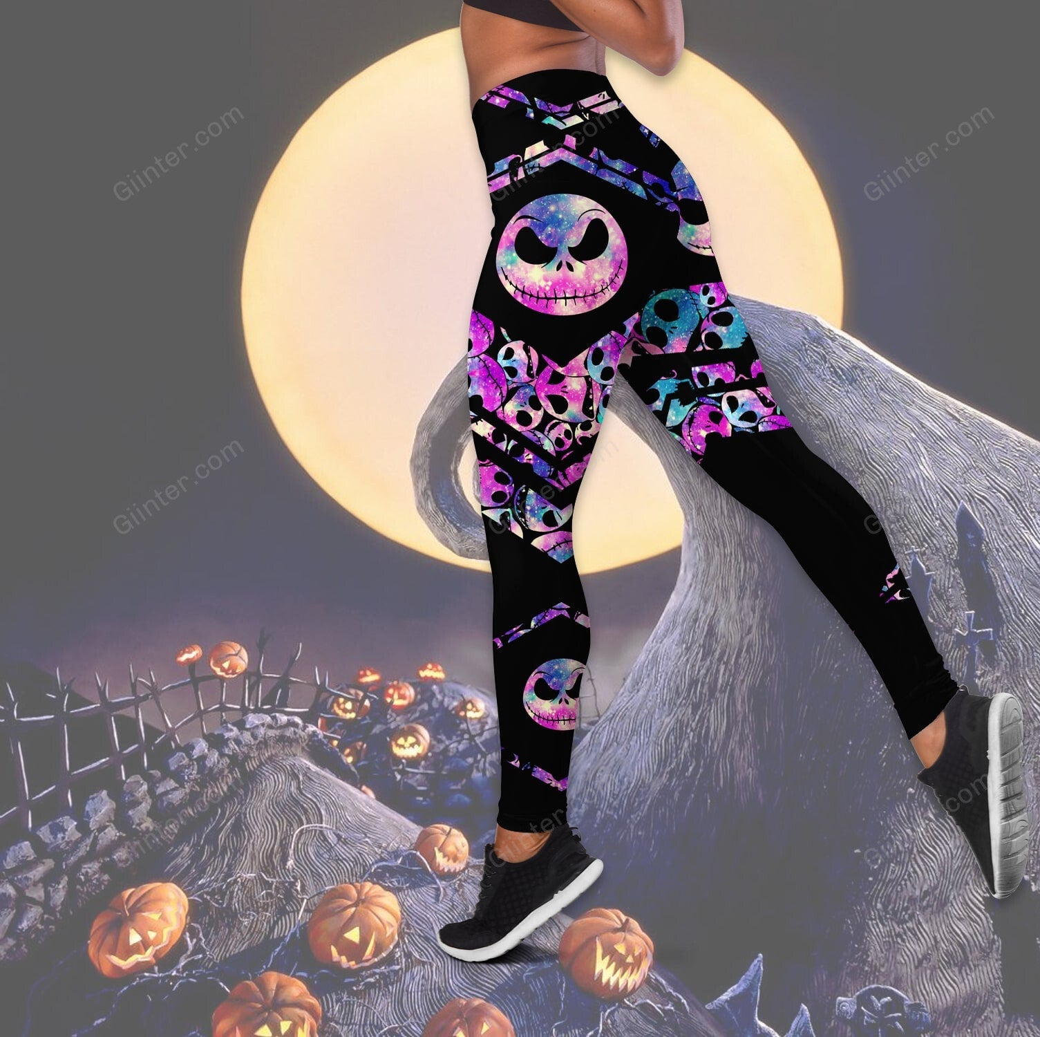 Jack Skellington Women Tank Top & Leggings 645