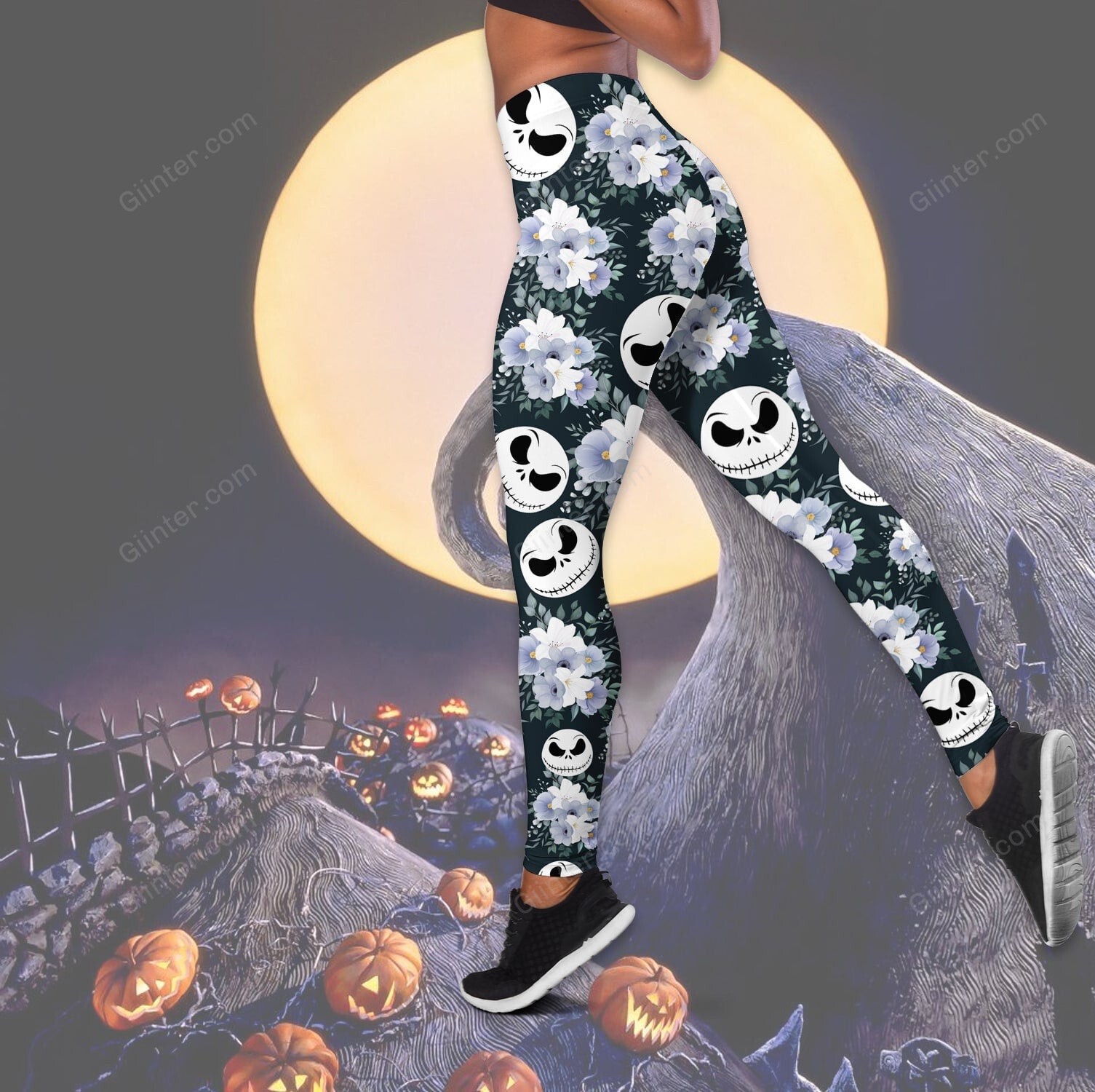 Jack Skellington Women Tank Top & Leggings 664