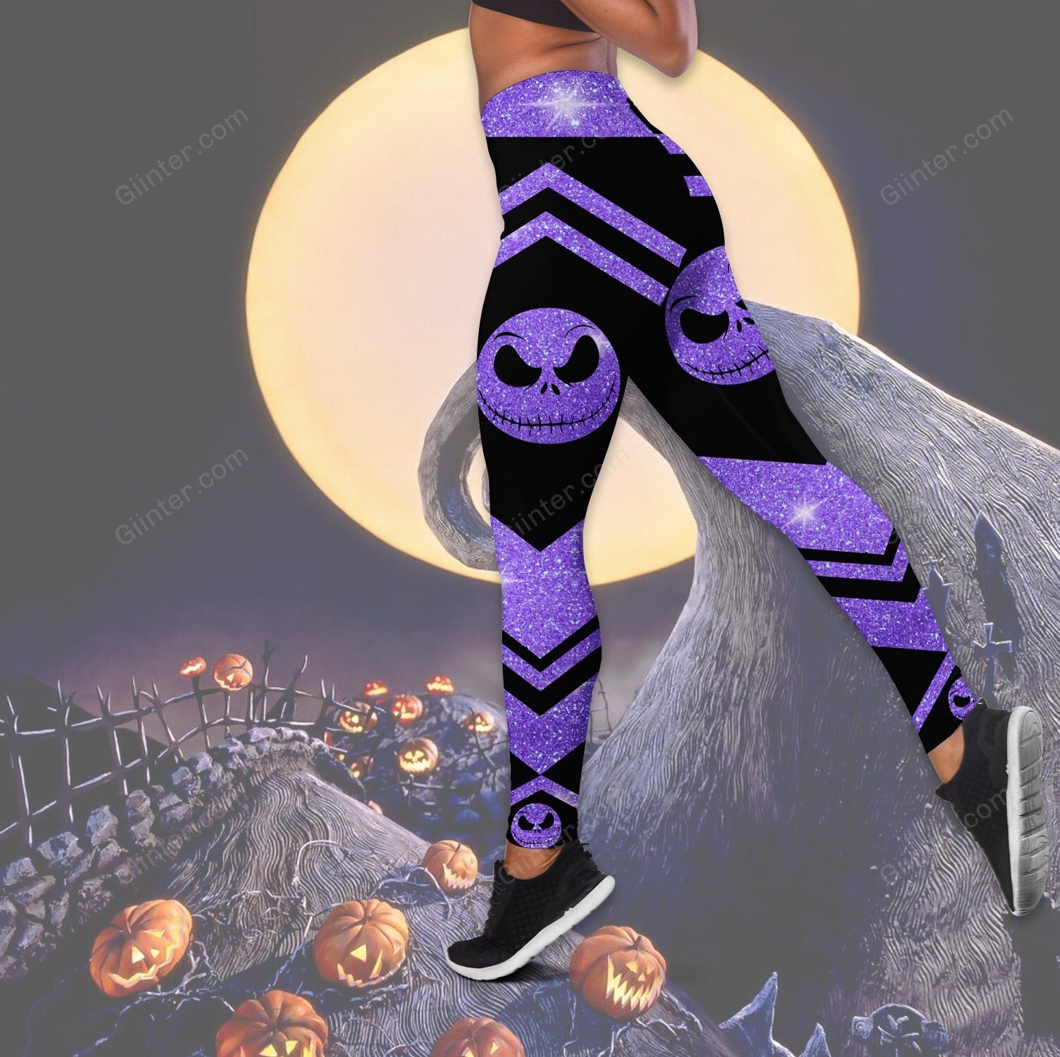 Jack Skellington Women Tank Top & Leggings 668