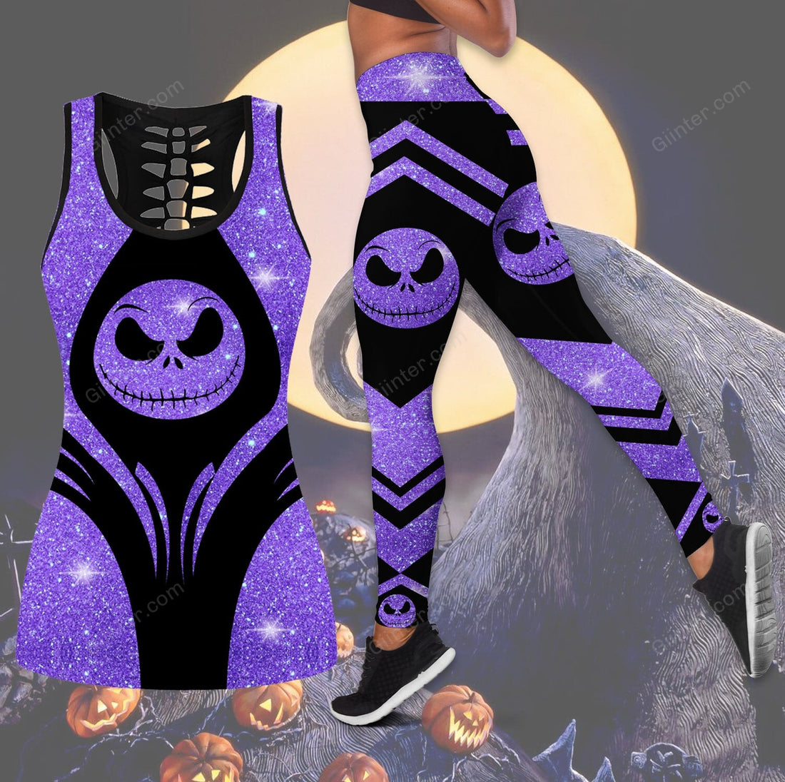 jack skellington tank top legging