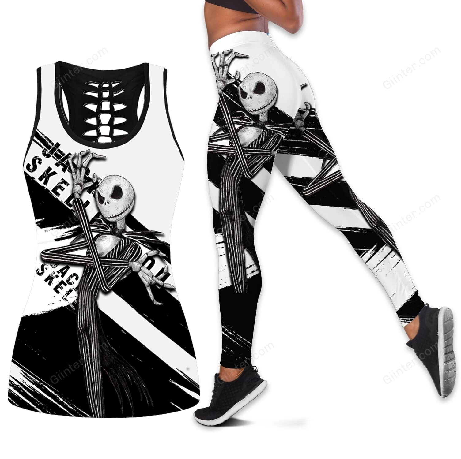 jack skellington tank top legging