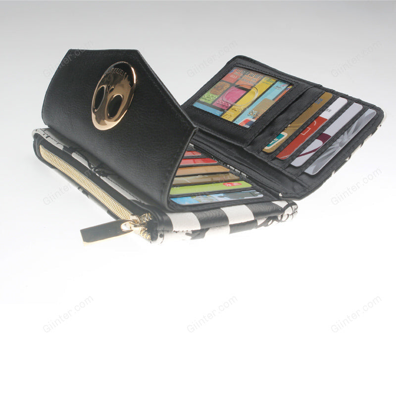 Jack Skellington Women Wallets Fashion Quality Card Holder Classic Female Purse Zipper Coin Wallet 5526
