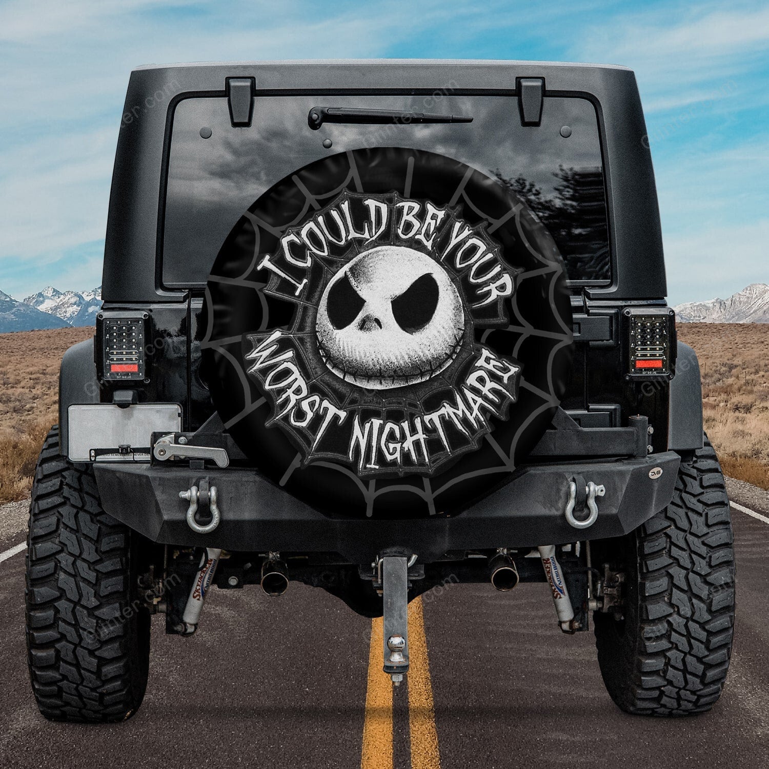 jack skellington tire cover