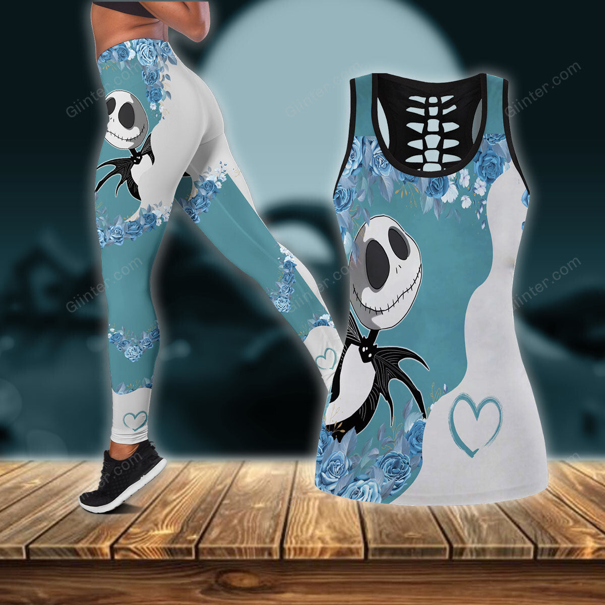 jack skellington tank top legging