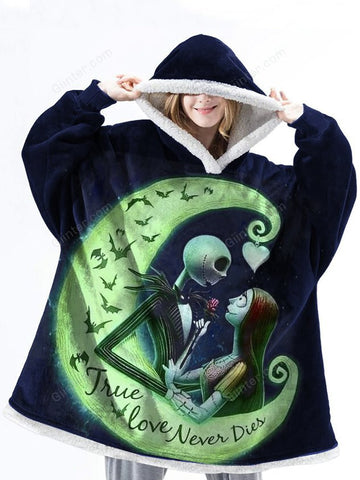 jack skellington blanket hoodie