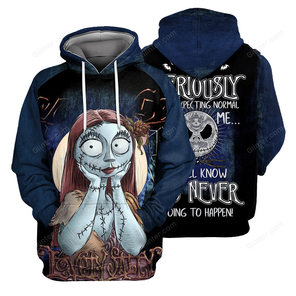 Jack&Sally hoodie 3D All Over Printed Shirts For Men And Women 472 - "People Should Seriously, Stop Expecting Normal From Me, We All Know It's Never Going To Happen!