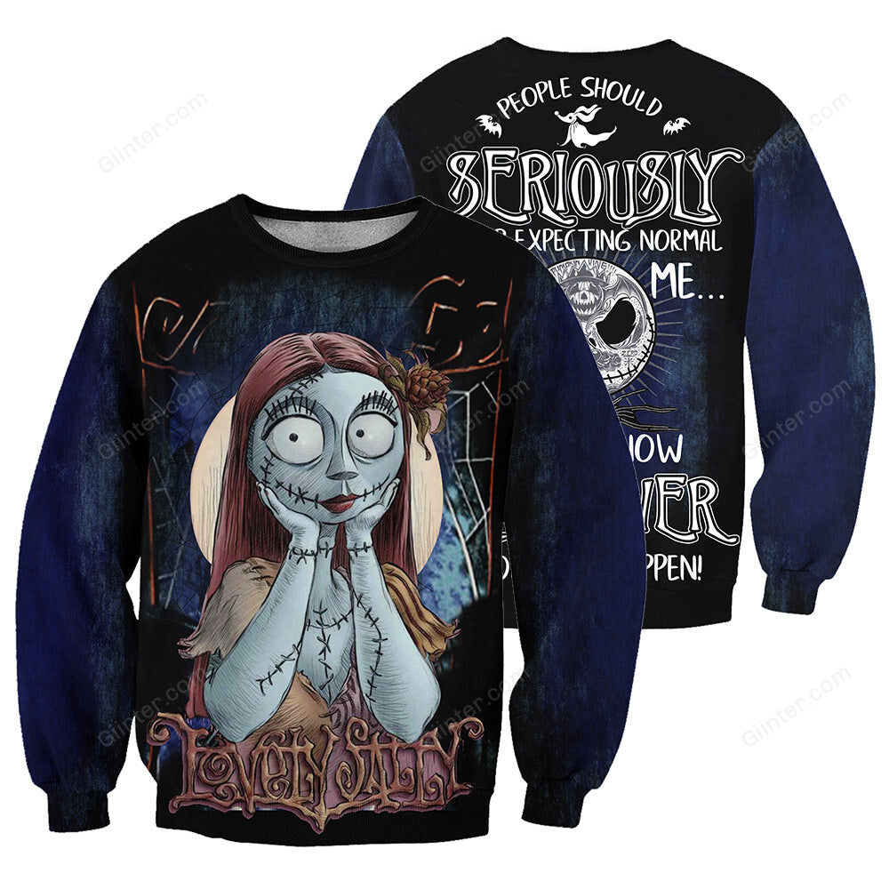 Jack&Sally hoodie 3D All Over Printed Shirts For Men And Women 472 - "People Should Seriously, Stop Expecting Normal From Me, We All Know It's Never Going To Happen!