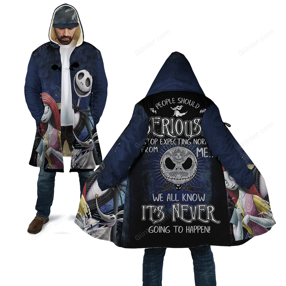 Jack, Sally & Zero Dog Hoodie 3D All Over Printed Shirts For Men And Women 471 - "People Should Seriously, Stop Expecting Normal From Me, We All Know It's Never Going To Happen!
