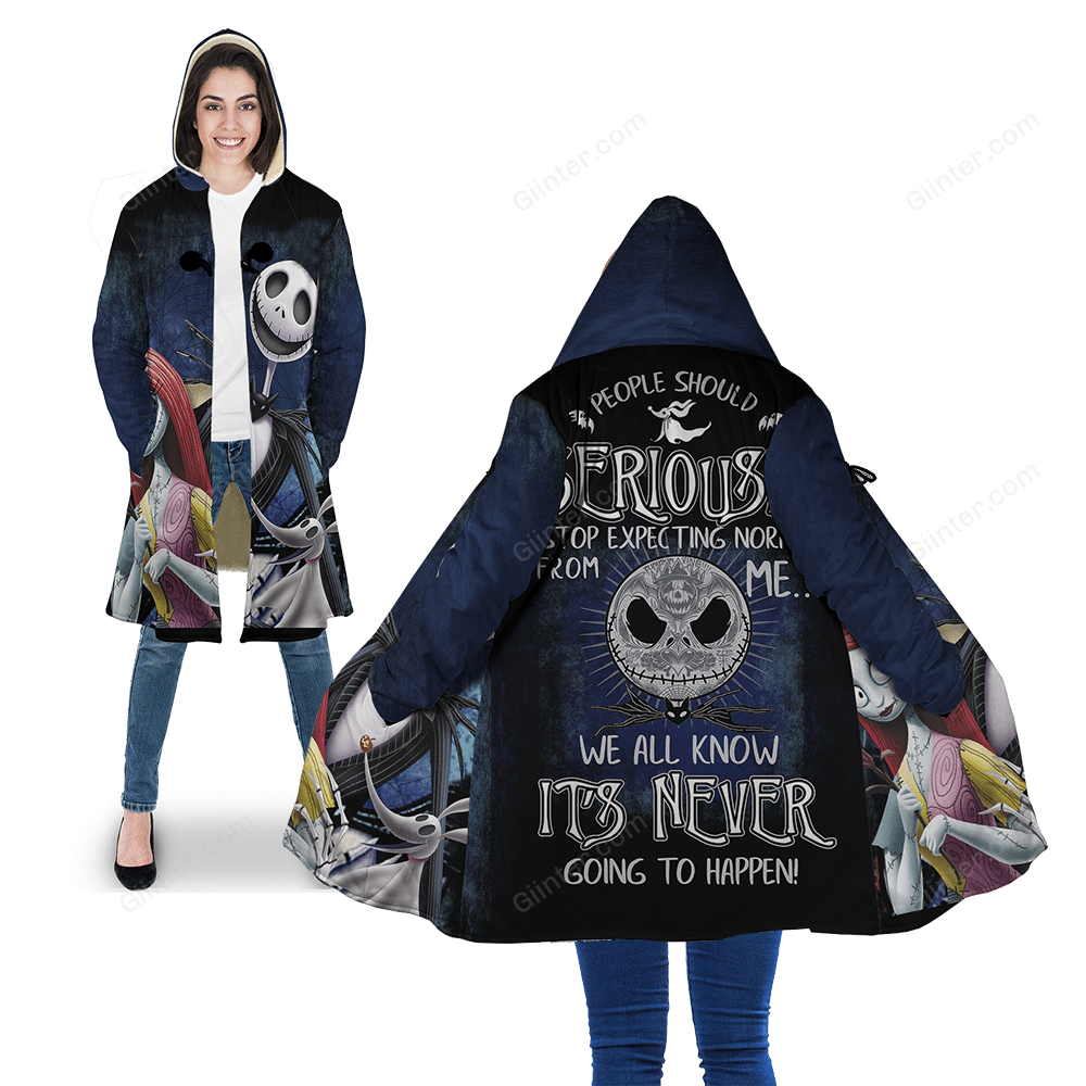Jack, Sally & Zero Dog Hoodie 3D All Over Printed Shirts For Men And Women 471 - "People Should Seriously, Stop Expecting Normal From Me, We All Know It's Never Going To Happen!