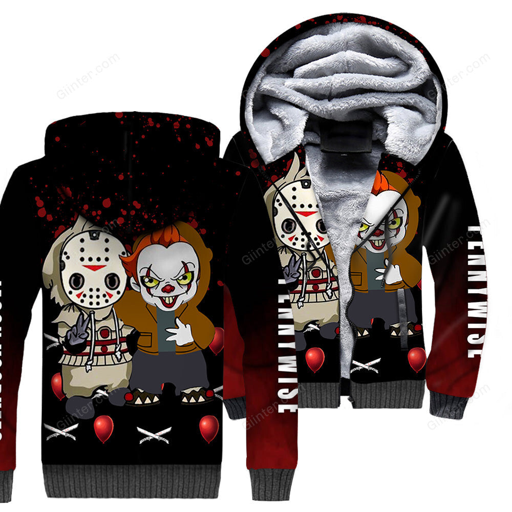 Jason Voorhees & Pennywise 3D All Over Printed Shirts For Men and Women 216