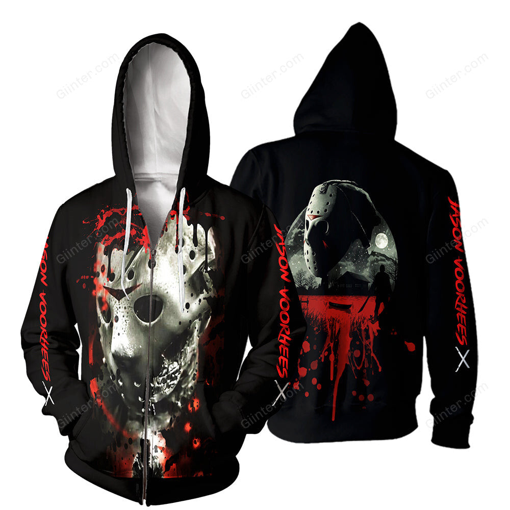 Jason Voorhees 3D All Over Printed Shirts For Men and Women 05
