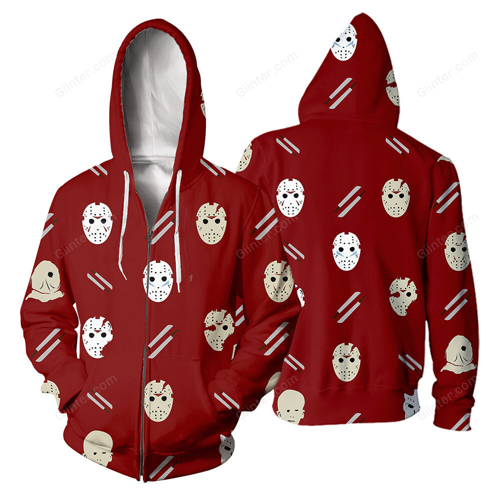 Jason Voorhees 3D All Over Printed Shirts For Men and Women 07