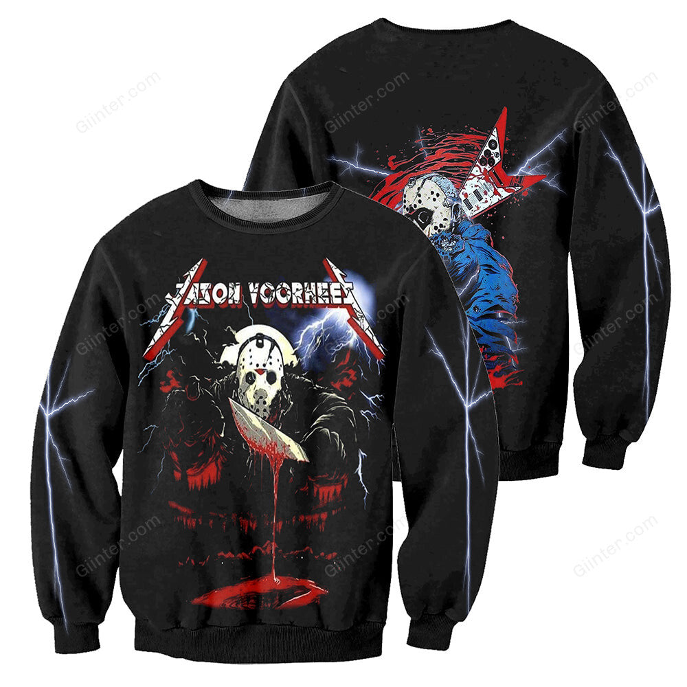 Jason Voorhees 3D All Over Printed Shirts For Men and Women 09