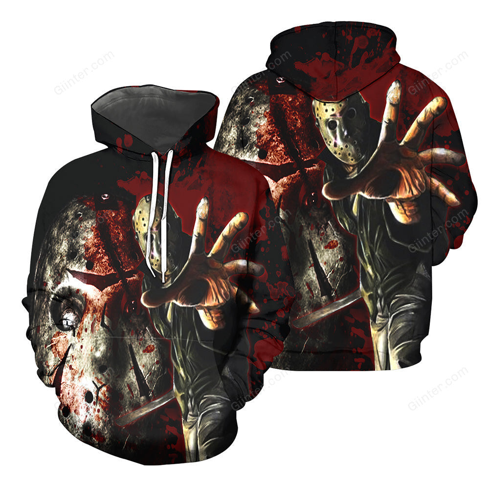 Jason Voorhees 3D All Over Printed Shirts For Men and Women 126