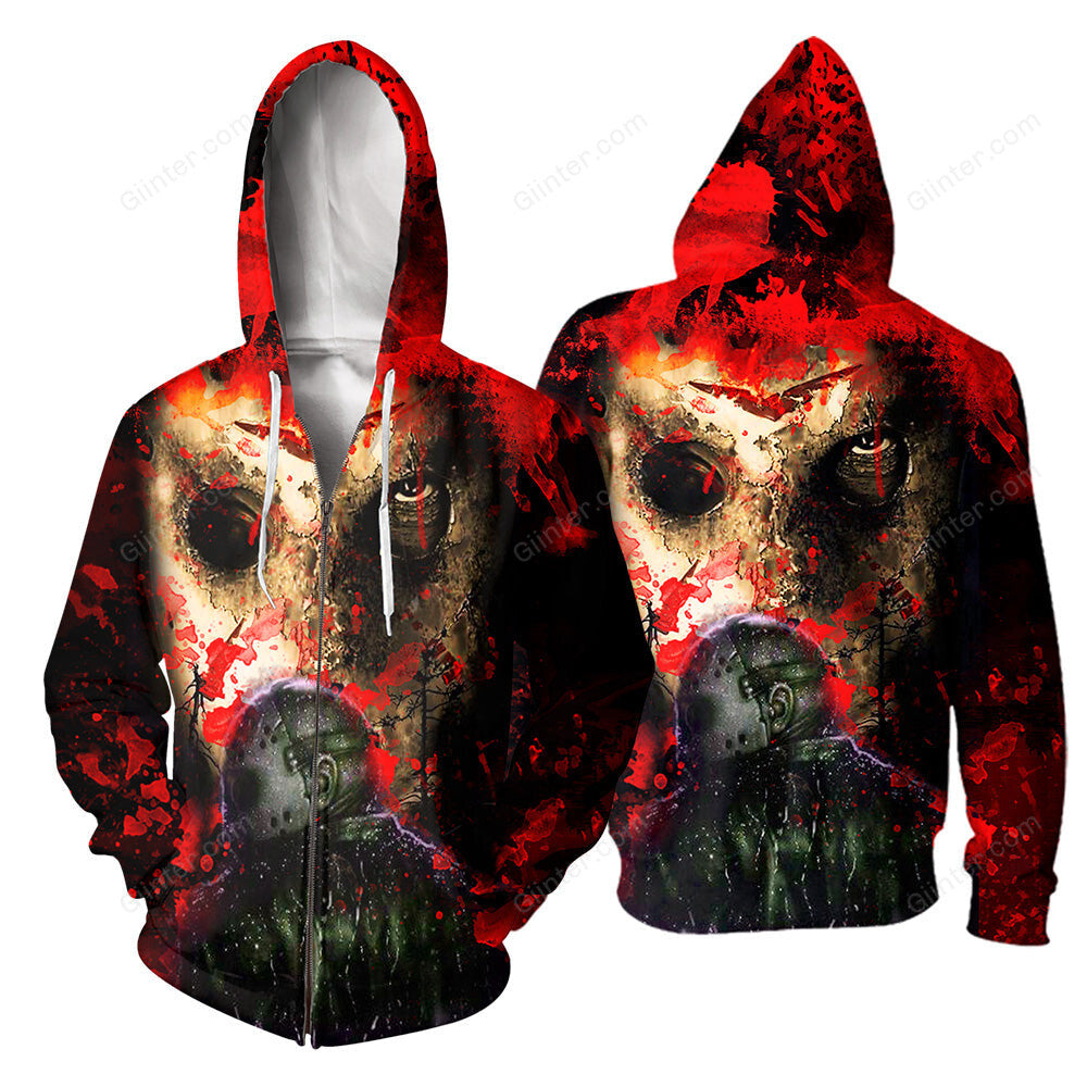 Jason Voorhees 3D All Over Printed Shirts For Men and Women 128