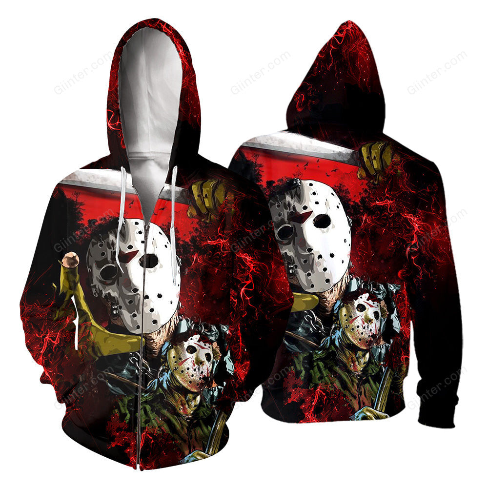Jason Voorhees 3D All Over Printed Shirts For Men and Women 129