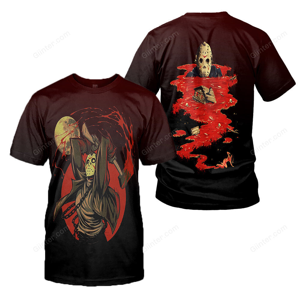Jason Voorhees 3D All Over Printed Shirts For Men and Women 13